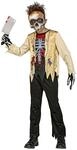 W WIDMANN MILANO Party Fashion - Zombie Skelett Kost&uuml;m Kinder | 3-teiliges Set mit