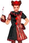 W WIDMANN MILANO Party Fashion - B&ouml;ser Clown Kost&uuml;m Kinder | Kleid mit Petticoat,