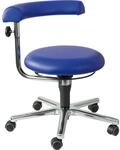 EDUPLAY 110438 Erzieher/in Stuhl, 41-54 cm, &Oslash; 61 x 54 cm, blau, Kunstleder