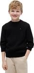 Tommy Hilfiger Jungen Pullover Cotton Cable mit Rundhalsausschnitt