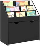 vidaXL Kinderregal Schwarz 60 x 29,5 x 69 cm Holzwerkstoff