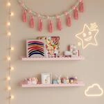 [en.casa] Wandregal f&uuml;r Kinder Vestnes Schweberegal Kinderzimmer Regale im 2er...