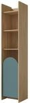 Mirjan24 Regalschrank Isenat MD03 mit 1 T&uuml;r (Marineblau, Links) | Standregal...