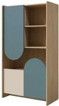 Mirjan24 Regalschrank Isenat MD07 mit 3 T&uuml;ren (Marineblau) | Standregal mit