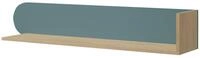 Mirjan24 Wandregal Isenat MD15 (Marineblau) | H&auml;ngeregal mit abgerundeter...