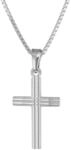 trendor Halskette mit Kreuz 925 Silber 79084 | Kette f&uuml;r M&auml;dchen und Jungen,