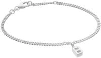 trendor M&auml;dchen-Armband mit Buchstabe B 925 Silber Rhodiniert 21590-B 