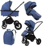 BabyLux&reg; Kinderwagen 2in1 CASTOR, Faltbar Leicht Kombikinderwagen Set | incl.
