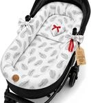 Umrandung f&uuml;r Kinderwagen - Bezug f&uuml;r Babywanne Nestchen Kinderwagenzubeh&ouml;r set 3-