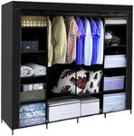 MT MALATEC Kleiderschrank Ruhhy Stoffschrank Gro&szlig; 170x170 cm Stabil 2...