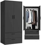mokebo Kleiderschrank 'Der Kleiderheld' (80x180 cm) Made in Germany,