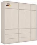 Kleiderschrank beige Robe 227x234 cm Made in Germany Schrank deckenhoch | mokebo