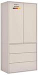 mokebo Kleiderschrank beige Robe 90x197 cm Made in Germany Schrank Kaschmir |...