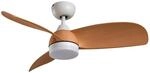 Lindby LED Deckenventilator mit Lampe Enon dimmbar Leselampe (Modern) in Wei&szlig;...