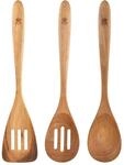 MasterPro Smart | K&uuml;chenutensilien Set | 3 Holzl&ouml;ffel | Aus Akazienholz 