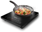 Philips Induktionskochfeld 3000, Schwarz, Touch-Panel-Display | 2000 W, 8 Heizstufen,
