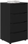 vidaXL Stauraumschr&auml;nke 60 x 48 x 105 cm Holzwerkstoff Schwarz