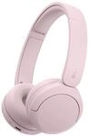 Sony WH-CH530 Kabellose Bluetooth Kopfh&ouml;rer - Rosa | Leicht, 10-Band-EQ, 360 Reality