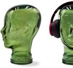 DESIGN DELIGHTS Kultiger Glaskopf - dekorativer Glas Kopf f&uuml;r Wohnzimmer &