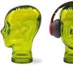 DESIGN DELIGHTS Kultiger Glaskopf - dekorativer Glas Kopf f&uuml;r Wohnzimmer &