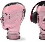 DESIGN DELIGHTS Kultiger Glaskopf - dekorativer Glas Kopf f&uuml;r Wohnzimmer &