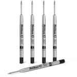 Pelikan Kugelschreibermine 337 M Schwarz, 5er Pack, Gro&szlig;raum Ersatzmine,