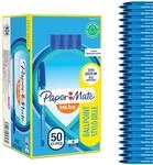 Paper Mate InkJoy 100ST Kugelschreiber | mittlere Spitze (1,0 mm) | Blau | 50...