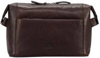JOST Kulturbeutel Glasgow Toilet Bag Brown Dunkelbraun