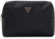 GUESS Kulturbeutel Large Top Zip Black schwarz