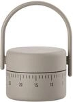 Zone Denmark Singles K&uuml;chentimer/Kurzzeitwecker aus Metall, Taupe