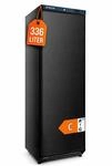 GastroHero Lagerk&uuml;hlschrank 336 L, 5 B&ouml;den, Schwarz LKSE400B | Abschlie&szlig;bar,...
