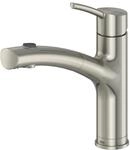 Lenz K&uuml;chenarmatur NEXO&sup2; in Nickel &ndash; Herausziehbare Geschirrbrause 