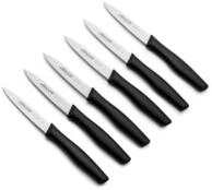 Arcos Nova Sch&auml;lmesser-Set Edelstahl 100 mm | 6-teiliges Gem&uuml;semesser-Set aus