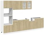 vidaXL 7-TLG. K&uuml;chenschrank-Set Lyon Sonoma-Eiche Holzwerkstoff