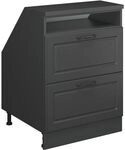 Vicco Dachschr&auml;genschrank Rion, Anthrazit Landhaus/Anthrazit | MDF-Front &middot;...