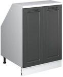 Vicco Dachschr&auml;genschrank Rion, Anthrazit Landhaus/Wei&szlig; | MDF-Front &middot; Tiefe...
