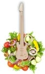Winkee Rocks Gitarren-Zange - Die rockige K&uuml;chen Zange in E-Gitarren Form