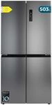Cecotec Side-by-Side K&uuml;hlschrank mit Gefrierfach Bolero CoolMarket 4D 503 Inox D.