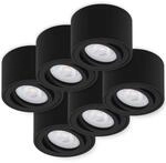 Oktaplex 6er Set Lile Aluminium Aufbaustrahler schwenkbar inkl. LED Modul |...