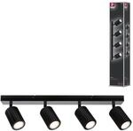Paulmann Spotlight Lirena GU10 max. 4x10W Schwarz matt Metall 94922