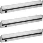 Oktaplex 3x Rota Aluminium LED Unterbauleuchte K&uuml;che 60cm schwenkbar | 4000K