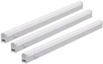 Oktaplex 3er Set Riga LED Unterbauleuchte K&uuml;che 54cm warmwei&szlig; | 810lm 3000K...