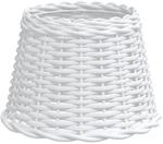 vidaXL Lampenschirm Wei&szlig; &Oslash;30x20 cm Korbweide