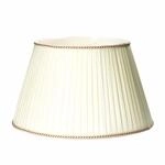 Ersatz Lampenschirm 45cm Stoffschirm mit Aufnahme oben 12mm Schirm Stoffschirm...