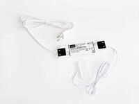 Flachnetzteil 15W, Kabel wei&szlig;, LED-Ministecksystem