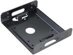 Akasa SSD & HDD Adapter passend f&uuml;r 3,5"l HDD oder 2,5" HDD/SSD in 5,25 Zoll PC