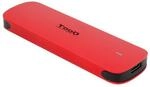 TOOQ TQE-2201R &ndash; Externes Geh&auml;use f&uuml;r M.2 NVMe SSD, Aluminium, Rot