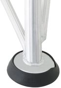 Niwaki Gummif&uuml;&szlig;e f&uuml;r Gartenleitern, 3er-Set, Silber, 11x11x10,5 cm | Die