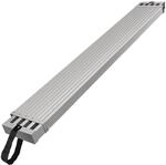 VEVOR Teleskop-Arbeitsplanke aus Aluminium, 1,8&ndash;2,7 m, 227 kg Tragkraft, 31,8 cm