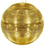 EUROLITE Spiegelkugel 75cm gold | Sicherheits-Spiegelkugel mit zweiter &Ouml;se